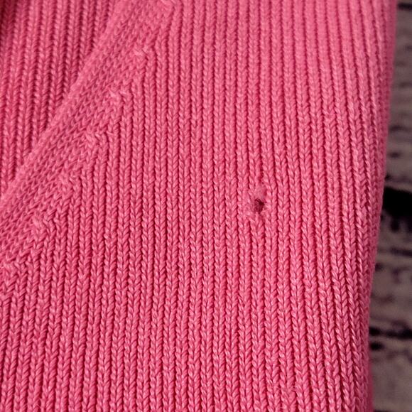 Vintage Coldwater Creek Cardigan Pink Sweater MIsses Size L - Picture 8 of 9